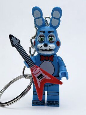 FNAF Bonnie Horror Minifigure Keychain Custom Collectible Figure